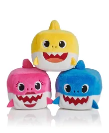 Ping Fong Baby Shark Sound Cube Soft Toy - Assorted