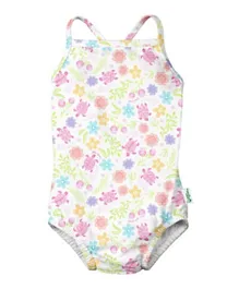 Green Sprouts Swimsuit with Built-in Reusable Absorbent Swim Diaper - Multicolor