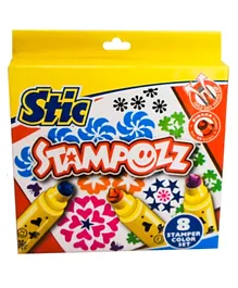 Stic Stampozz 8 Stamper Color Set - Multicolour