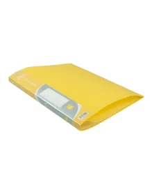 Pinak Pack of 1 Sparkles Folder With 20 Inner Sheets - Yellow