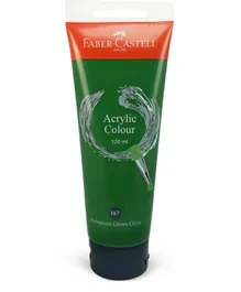 Faber Castell Acrylic Color Tube Green Olive - 120mL