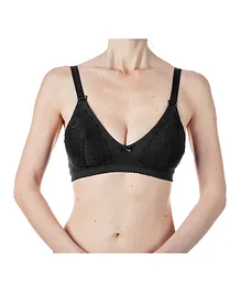 Chicco Cotton Stretch Maternity Bra - Black