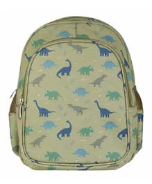 حقيبة ظهر بتصميم الديناصورات من إيه ليتل لافلي كومباني - 12 إنش