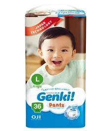 Genki Pant Style Diapers Size 4 - 36 Pieces
