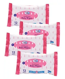 Cool & Cool Baby Wipes Regular Pink - 40 Wipes
