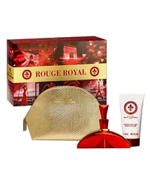 MARINA DE BOURBON Rouge Royal EDP + Body Lotion + Pouch Set - 3 Pieces