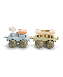 Dantoy Bio-plastic Train Set - 2 Pieces