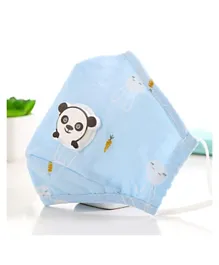 Talabety Kids Washable Anti Pollution Cotton Mask with Valve Filter - Blue