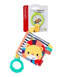Infantino Link & Crinkle Animal Counting Book - Multicolor