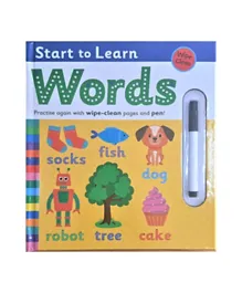 Wipe Clean Start To Learn Words - English