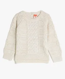 Koton Knitted Sweater - Beige