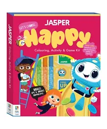 Hinkler Jasper Let's Choose Happy Coloring Activity & Game Kit