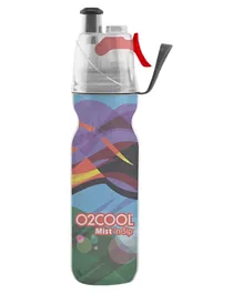 O2Cool Waves Collection Classic Elite Insulated Arctic squeeze Mist 'N Sip Water Bottle - 590ml