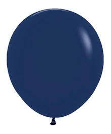 بالونات لاتكس دائرية من سيمبرتكس لون أزرق بحري - عبوة من 25