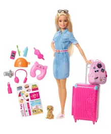 Barbie Travel Doll - Multicolor