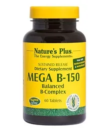 NaturesPlus Mega B150 Sustained Release Complex - 60 Tablets