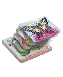 Beleduc 5-in-1 Layer Puzzle Butterfly - 28 Pieces