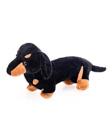 Uniq Kidz Teckel Black Dog Soft Toy - 28cm