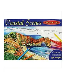 Colouring Book: Coastal Scenes - English