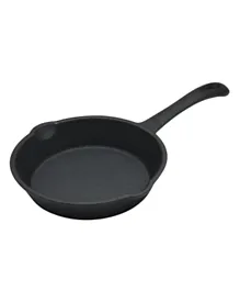 Kitchen Master Cast Iron Frying Pan Black - 15.5cm