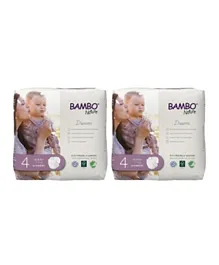Bambo Nature Eco-Friendly Diapers Pack of 2 Size 4 - 27 Pieces each