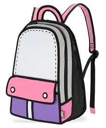 Jump from Paper Adventure Backpack Pink - 13 inch