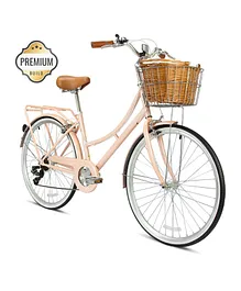 Spartan Platinum City Bike Peach - 26 Inch