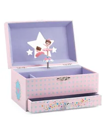 Djeco Ballerina's Tune Musical Box - Pink