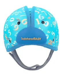 SafeheadBABY Soft Protective Headgear  Numbers - Blue