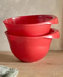 HomeBox Peroni Mixing Bowl Set with Grip 2 Pieces - 3L Each