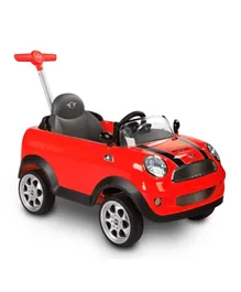 Rollplay Mini Cooper Push Car Ride On - Red