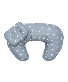 Little Angel Baby C Shaped Nursing Pillow Pack of 2 - Grey