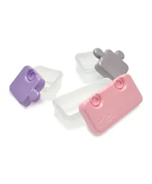 Melii Puzzle Container - Pink Purple &  Grey