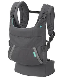Infantino 2 Way Cuddle Up Ergonomic Hoodie Carrier - Grey