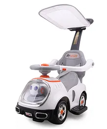 Mini Panda Space Commander Ride On - White