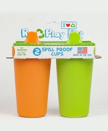 Re-play Recycled Packaged Spill Proof Cups - Pack of 2