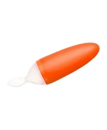 Boon Squirt Silicone Baby Food Dispensing Spoon Orange - 89ml