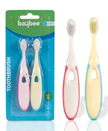 BAYBEE Ultra Soft Baby Toothbrush Set - 2 Pieces