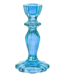Talking Tables Boho Glass Candle Holder - Blue