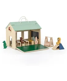 Trixie Wooden School With Accessories