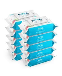 Myya Baby Wipes Pack of 10 - 80 Pieces (each)