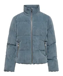 Only Kids Cord Puffer Jacket - Blue