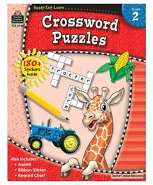 Teacher Created Resource Grade 2 Ready Set Learn Crossword Puzzles - 64 Pages