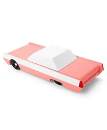 CandyLab Wooden Carday Car Flowmingo - Pink