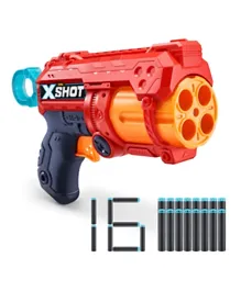 X-Shot Excel Fury 4 Dart Gun - 17 Pieces