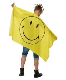 Smiffys Smiley Large Flag - Yellow