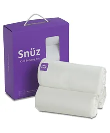 Snuz Bedding Set Crib White - Pack of 3