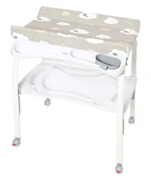 Brevi Pratico Super Compact Bath and Changing Station - Clouds Beige