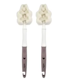 Spectra Sponge Feeding Bottle Brush Set Lavender - 2 Pieces