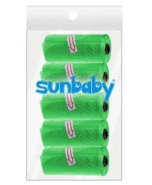 Sunbaby Scented Bag Green Pack of 5 - 75 Bags